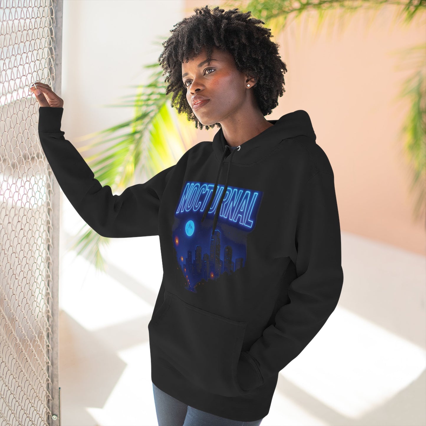Nocturnal Cityscape Hoodie