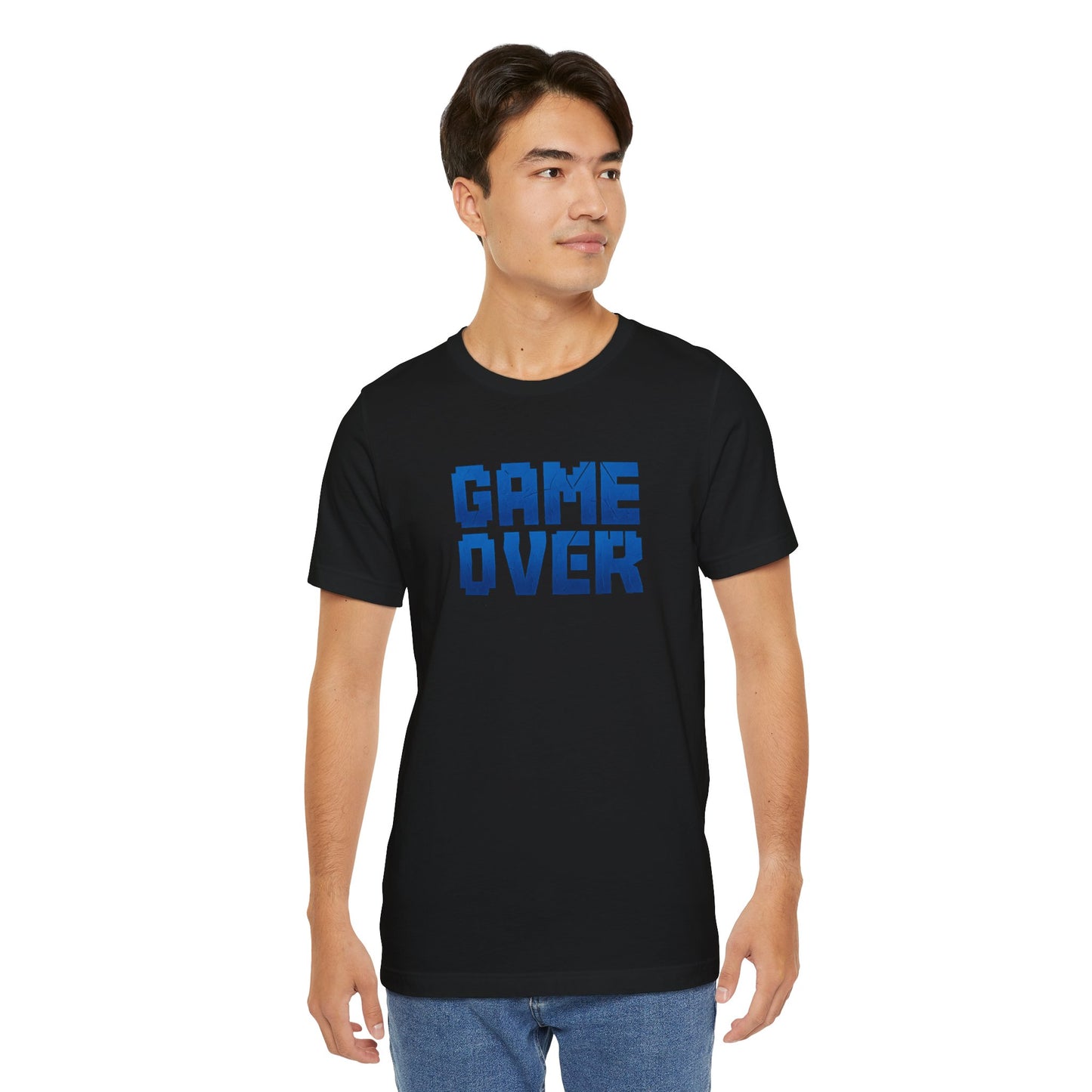 Game Over Tee- Electric Blue Edition