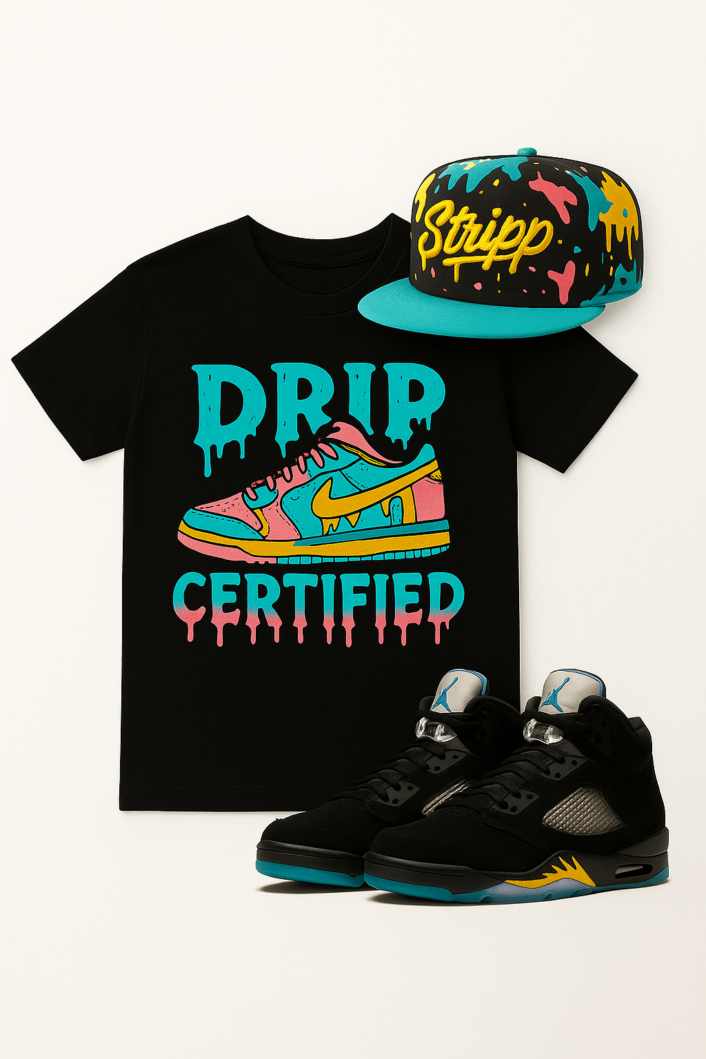 Drip Certified Tee- Multi-Color Street Edition