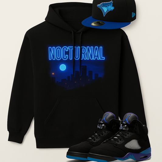 Nocturnal Cityscape Hoodie