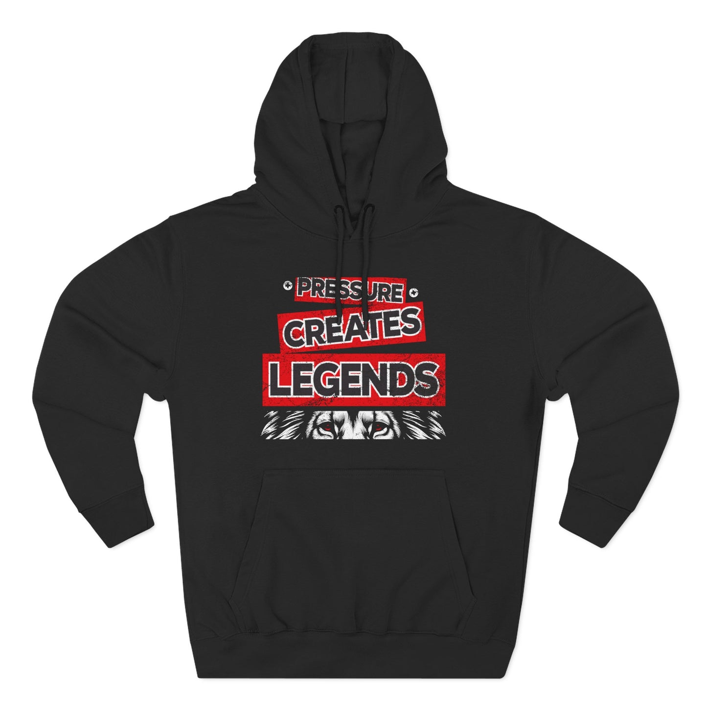 Pressure Creates Legends Hoodie – “Bred Energy” Edition