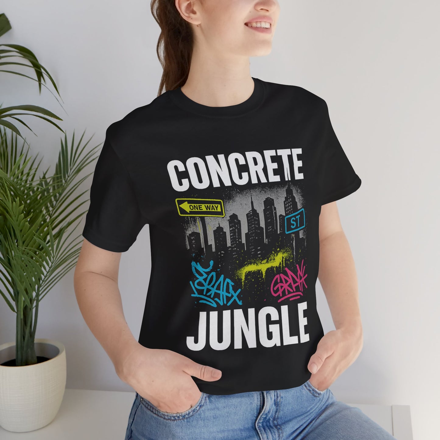 Concrete Jungle Tee- Black LA Edition